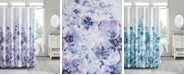Madison Park Enza 72" x 72" Floral 100% Cotton Printed Shower Curtain